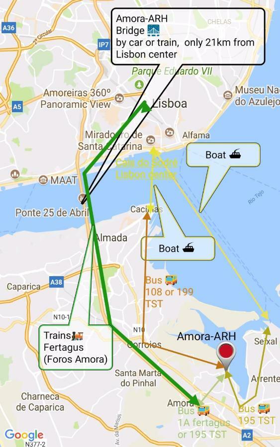 Amora-Arh "Lisbon South Bay" Eksteriør bilde